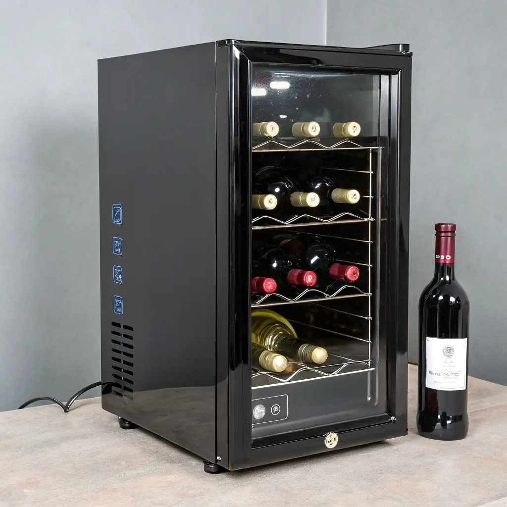 Elegance 12-Bottle Countertop Fridge